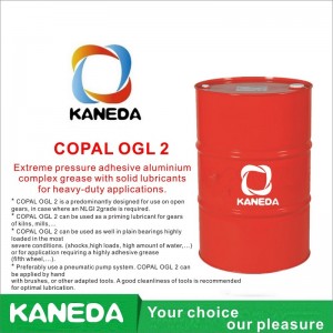 KANEDA COPAL OGL 2 จาระบีคอมเพล็กซ์กาวอลูมิเนียมความดันสูงพร้อมสารหล่อลื่นที่เป็นของแข็งสำหรับการใช้งานหนัก